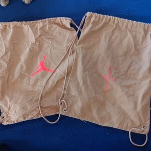 Jordan draw string bags 2 for 20$
